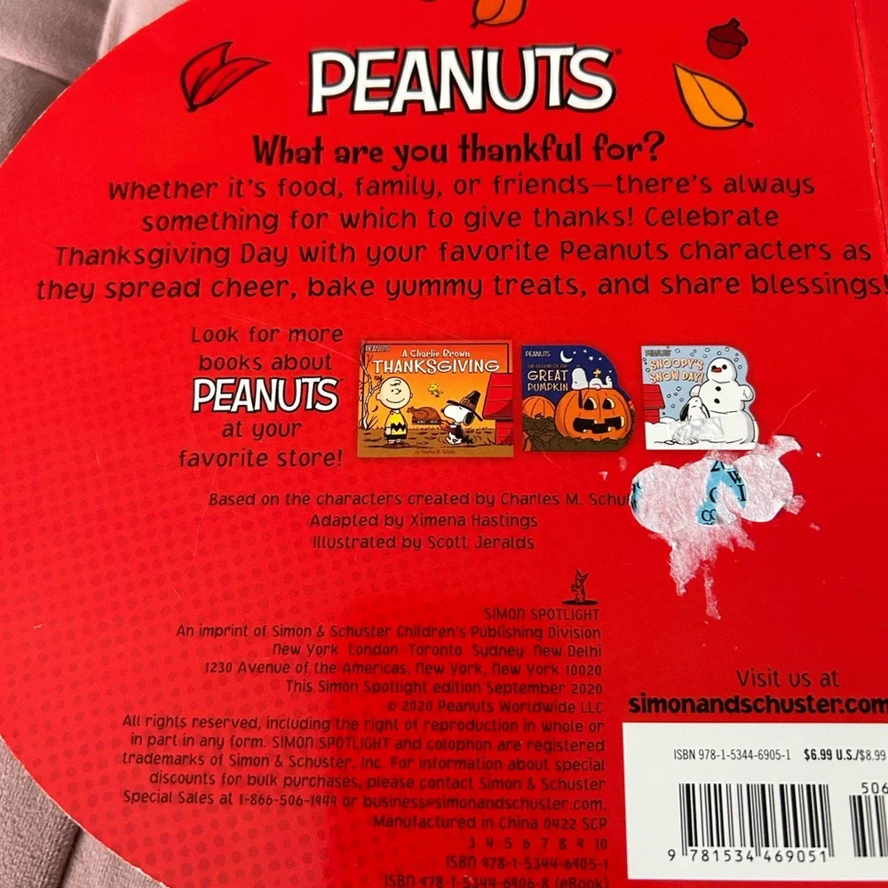 Peanuts Book - Picture 3 of 5